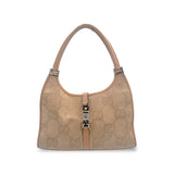 Vintage Beige Gucci GG Jackie Bag