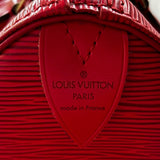 Vintage Red Louis Vuitton Speedy 25