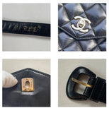 Vintage Chanel Turnlock Matelassé Waist Bag