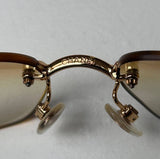 Vintage Gold Chanel CC Diamanté Sunglasses