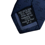 Vintage Navy Chanel Monogram Tie