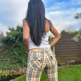 Vintage Burberry Nova Check Trousers