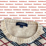 Vintage Burberry Nova Check Sweater