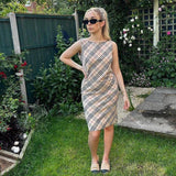 Vintage Burberry Nova Check Dress