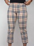 Vintage Burberry Nova Check Trousers