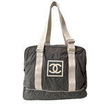 Vintage Grey Chanel Sport Bag