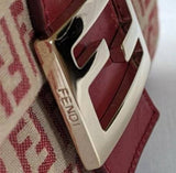 Vintage Fendi Baguette Bag - Beige & Red