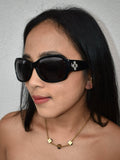 Vintage Black Louis Vuitton Ursula Strass Sunglasses