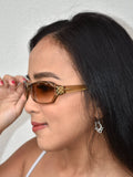 Vintage Gold Gucci Monogram Sunglasses