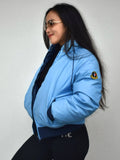 Vintage Baby Blue Moncler Reversible Puffer Jacket