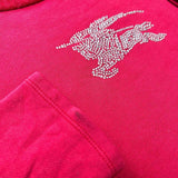 Vintage Red Burberry Crest Jumper