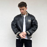 Vintage Black Avirex Leather Jacket (S)