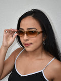 Vintage Gold Gucci Monogram Sunglasses