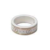 White Gucci Ceramic Ring