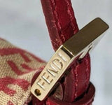 Vintage Fendi Baguette Bag - Beige & Red