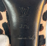 Vintage Louis Vuitton Pony Hair Padlock Heels (UK 4.5)