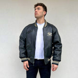 Vintage Black Avirex Leather Jacket (S)