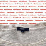 Vintage Burberry Slash Neck Sweater