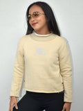 Vintage Beige Burberry Crest Jumper