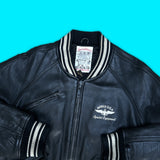 Vintage Black Avirex Leather Jacket (S)