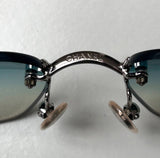 Vintage Chanel CC Diamanté Sunglasses