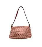 Vintage Fendi Baguette Bag - Beige & Red