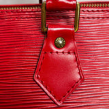 Vintage Red Louis Vuitton Speedy 25