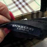 Vintage Burberry Nova Check Tote Bag