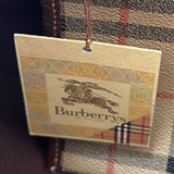 Vintage Burberry Nova Check Holdall With Shoulder Strap