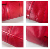 Vintage Red Louis Vuitton Keepall 50