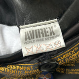 Vintage Black Avirex Leather Jacket (S)