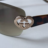 Vintage Gucci Heart Sunglasses