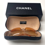 Vintage Gold Chanel CC Diamanté Sunglasses