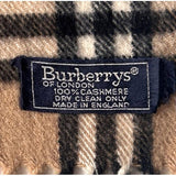 Vintage Burberry Cashmere Scarf